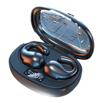 Bluetooth headset wireless bone conduction 2024 new style clip-on non-in-ear sports and running long-wearing painless mens ear-hanging