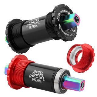 自行车钛合金方孔中轴山地公路车死飞密封五通陶瓷轴承培林中轴