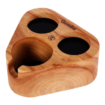 Gemile multifunctional handle powder press powder base solid wood