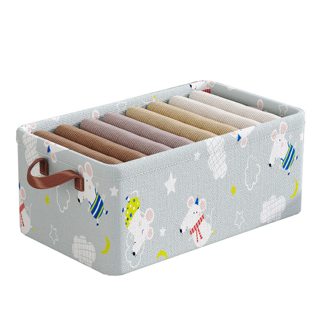 The built-in steel frame for clothing storage box is skin-friendly and odor-free