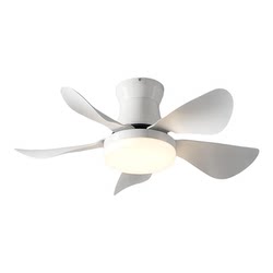 Suoyan's New Simple Fan Lamp for Living Room, Bedroom, Dining Room, Study, Silent Eye Protection, Modern Smart Nordic Electric Fan