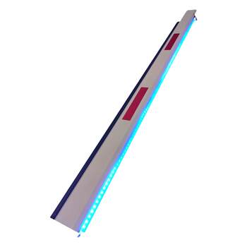 Octagonal Barrier Gate with Light, Red and Green Dual-Color Light Bar, Barrier Gate Rubber Strip, Octagonal Barrier Gate with Light and Rubber Strip