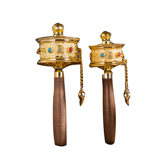 5 см ручной молитвенный бамбуковый базовый сплав двойной подшипник тибетский ремесленный молитвенный бамбуковый свиток украшения ручной барабан