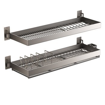 Punch-free wall-mounted sink rack