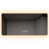 Large size smart bathroom mirror wall-mounted bathroom large mirror 2 meters villa double basin washbasin mirror wall hanging