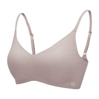 Jockey latex antibacterial antibacterial underwear women's no rims seamless youth fixed double shoulder strap buckle bra ບາງສ່ວນ