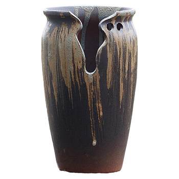 Stone pottery incision creative breathable high pile cliff old pile