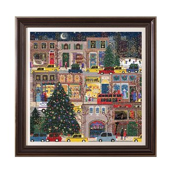 Hong kong and vietnam galison winter lantern puzzle photo frame framed