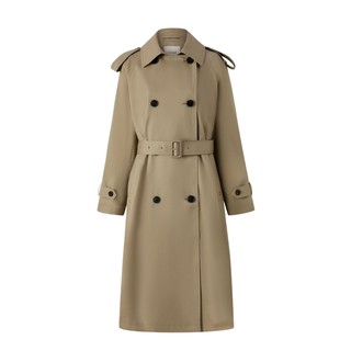 【无氟防水】Eland衣恋经典主义风衣女纯棉通勤外套2025春新款