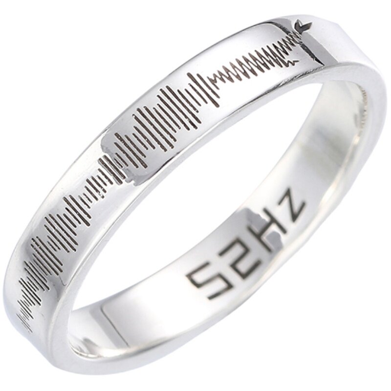 52 Hz ring for trendy men and women, niche ins original