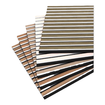 Polyester fiber sound-absorbing panel wall decoration sound insulation panel grille panel self-adhesive small Great Wall panel TV background wall panel