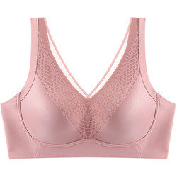 Honeycomb Bra ແມ່ຍິງ Summer ແບບບາງໆຂອງແມ່ຍິງແບບໄຮ້ສາຍດ້ານເທິງປັບເຕົ້ານົມ Retracting Breathable Vest Style Seamless Bra