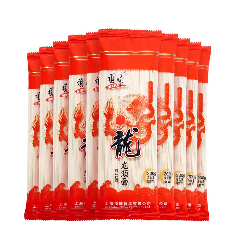 Dingwei Longxu Noodles Thin Noodles 200g 10 Pack