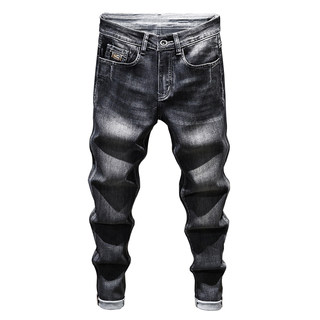 Choose high-elastic large-size jeans for regular/fleece styles