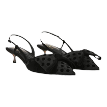 SAM EDELMAN back hollow high heels womens 2024 autumn new butterfly shoes pointed toe stiletto single shoes TREENA2