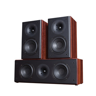 Stereo center surround passive wall mounted home theater