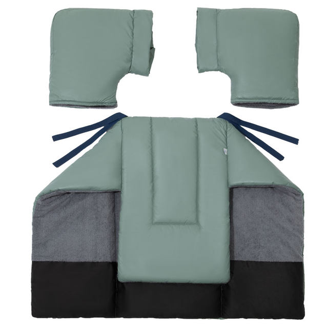 Electric vehicle windshield quilt thickened and velvet to keep warm and windproof
