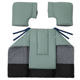 Electric vehicle windshield quilt thickened and velvet to keep warm and windproof