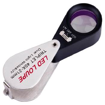 Jewelry magnifying glass baister handheld high definition appraisal
