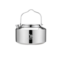 Qisu outdoor kettle camping 304 stainless steel teapot outdoor tea special boiling portable tea set