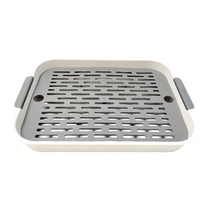 OK lens orthokeratology lens drain tray hard contact lens care rinse drain tray double layer draining artifact