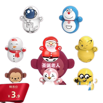 Kindergarten Prizes Desktop Small Pendulum Pieces Dingy Cat Santa Mini Cute Children Mini Tumblle Toys