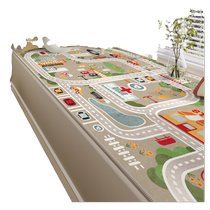 Customized 2024 new style childrens room bay window mat balcony mat cuttable cartoon boy window sill mat universal for all seasons