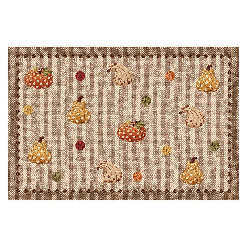 Retro entry floor mat, advanced stain-resistant and non-slip carpet