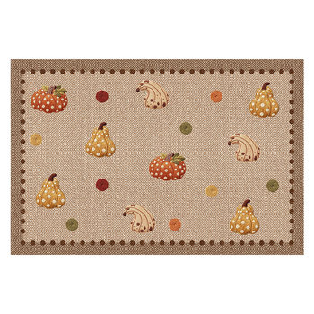 Retro entry floor mat, advanced stain-resistant and non-slip carpet