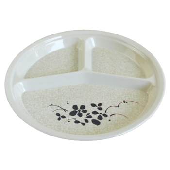 Folding plate fast food plate commercial rice plate melamine tableware