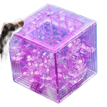 Rubiks cube 3D labyrinthe tridimensionnel cube labyrinthe magique à six faces boule dintelligence perles de marche jouets éducatifs pour enfants pour filles et garçons