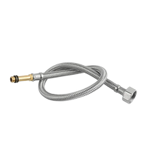 Faucet inlet pipe kitchen bathroom reinforced explosion-proof stainless steel braided hot and cold pointed hose accessories 824