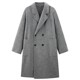 太平鸟男装 休闲大衣宽松时尚经典甄选羊毛混纺大衣男