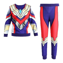 Ultraman clothes for boys Zeta Triga spring and autumn clothing childrens sweatshirt suit handsome birthday gift for boys