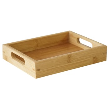 Japanese rectangular wooden hand-tool pallet storage tray