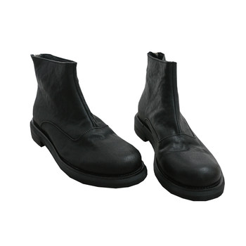 Retro handmade high-top men's toe calfskin wear-resistant soft sole men's set-foot casual boots men's martin boots