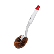 Good wife coconut palm brush pot washing pot dishwashing brush kitchen brush long handle cleaning and degreasing artifact household natural