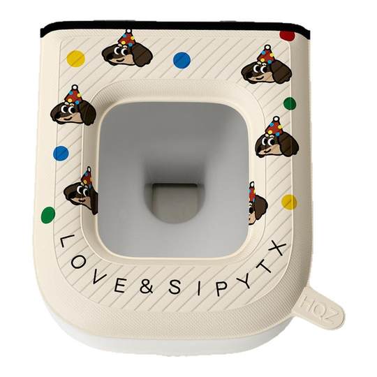 Asiento de inodoro cuadrado impermeable EVA ampliado