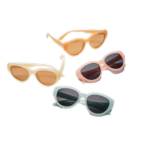 kigo childrens sunglasses retro cat eye girls anti-UV sunglasses boys polarized 2024 new glasses