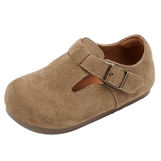 Genuine leather small leather shoes for girls