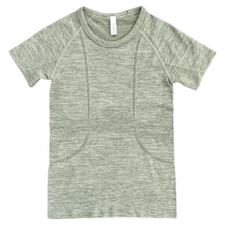 lu同款健身短袖收腰显瘦瑜伽上衣女高弹百搭户外跑步训练运动T恤