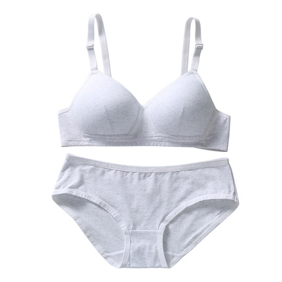 
Underwear for women in summer, small breasts are gathered to prevent sagging and ultra-thin breasts showcase pure cotton bra for primary school students and girls in development