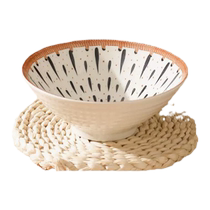 Noodle Bowl Home Day Style Soup Bowl Ceramic Soup Noodle Bowl Eating Noodles Large Bowl Bucket Hat Bowl Noodle Bowl Big Noodle Special Bowl