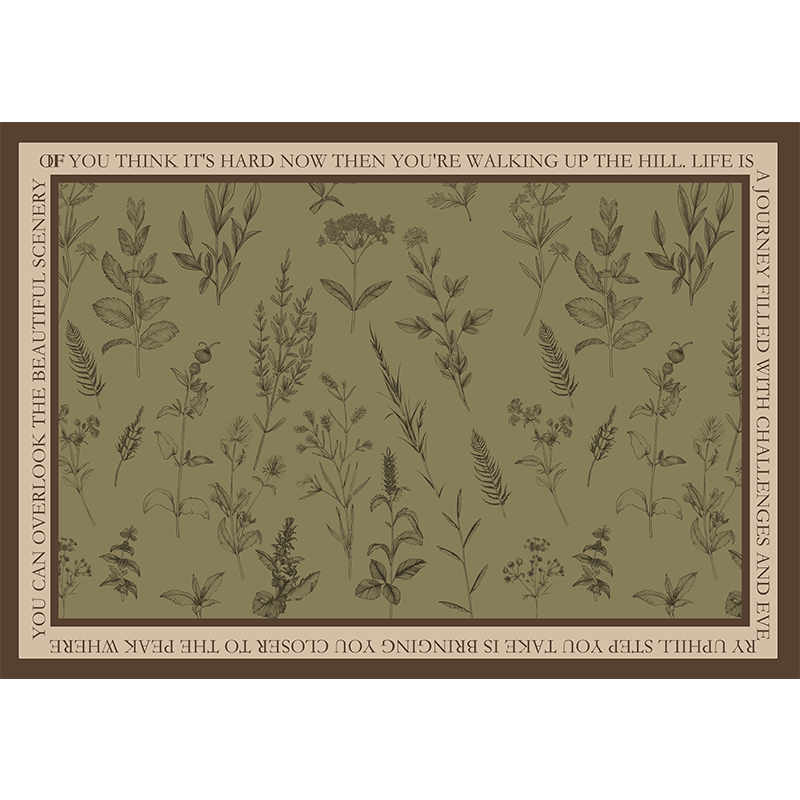 Shiti entry door and porch floor mat that is stain-resistant and easy to care for