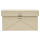 Simple and fashionable model room decoration orange storage box