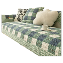 Four Seasons Cotton Anti-Slip Sofa Cushion Pure Cotton Simple Modern Autumn and Winter Cushion Universal Fabric Leather Sofa Cover Cover