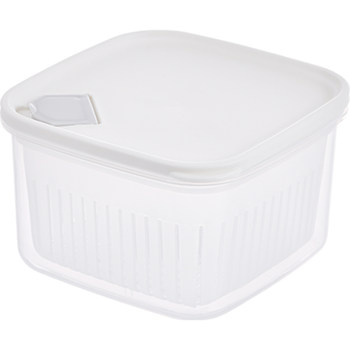 Japanese chopped green onion box sealed refrigerator onion ginger garlic pepper storage fruit crisper food grade draining preparation vegetable soaking