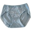 Lace hip-covering women's large size mid-rise underwear
