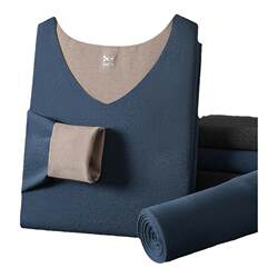 Catman Men's Thermal Underwear Men's Thickening Plus Velvet De Fever No Trace Wool Bottom Shirt ເຄື່ອງນຸ່ງຍາວແລະໂສ້ງຂາຍາວກໍານົດລະດູຫນາວ