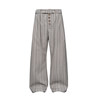 CATSSTAC Dzi beads dark stripe draped wide-leg trousers 2026 spring, skin-friendly, breathable, anti-wrinkle and smooth